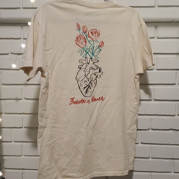 No Hours off-white Forever or Never t-shirt - Picture 3 of 4